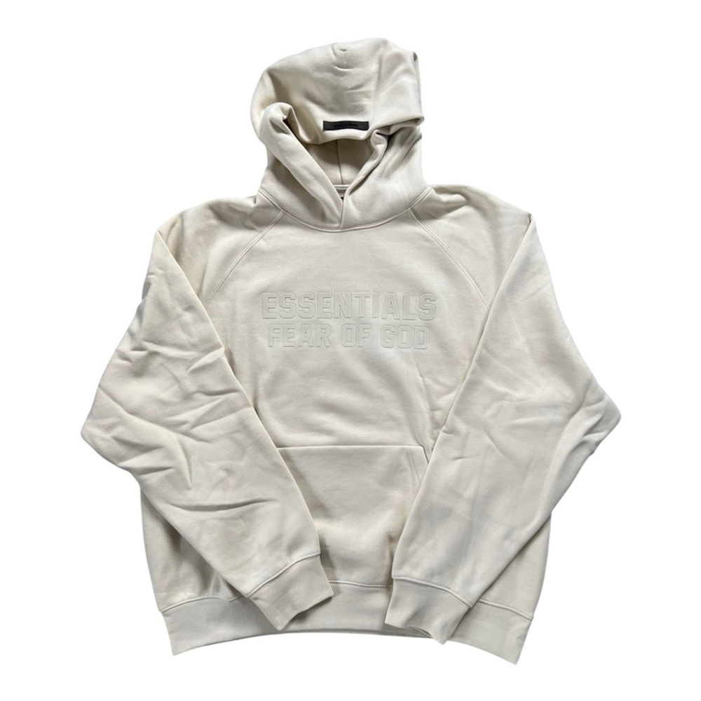 Fear of God ESSENTIALS Eggshell/Cream Hoodie Size XXS Brand New